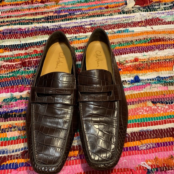 cole haan alligator loafers